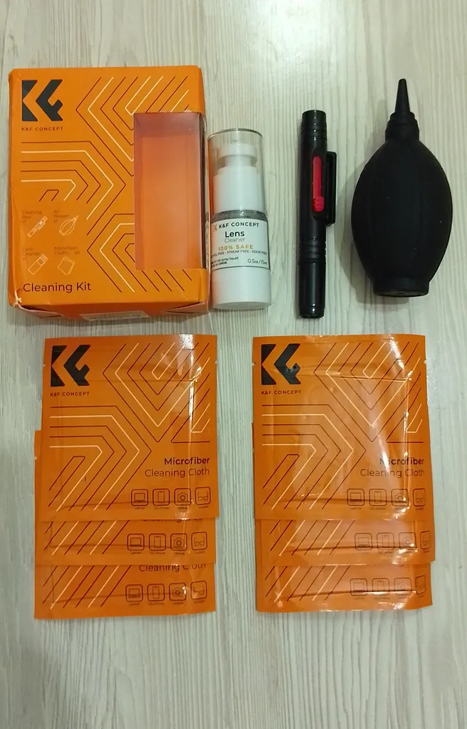 کیت تمیز کننده لنز دوربین کی اند اف کد SKU.1618