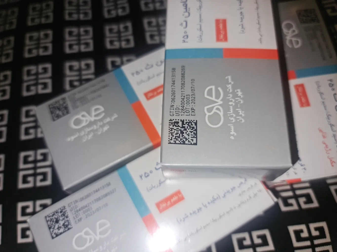 قرص جویدنی ویتامین ث 250 میلی گرم اسوه بسته 30 عددی