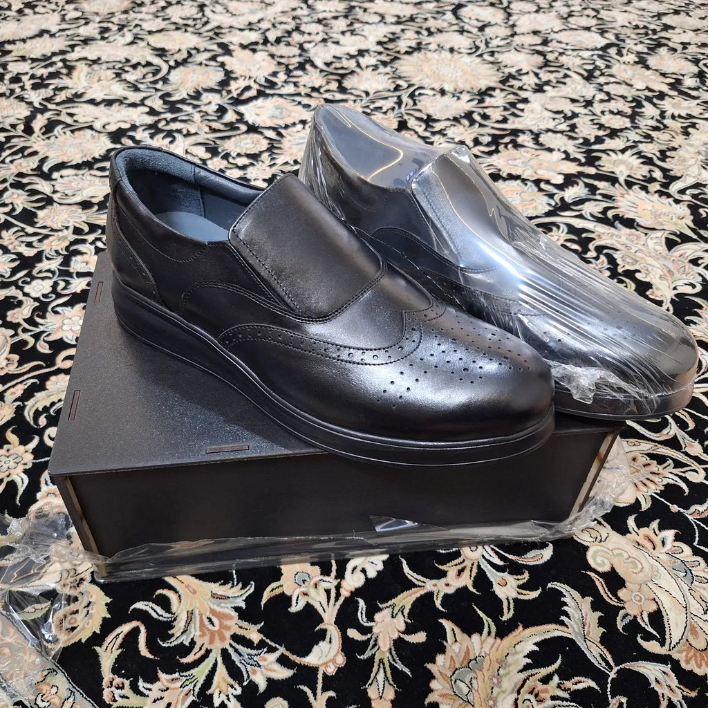 کفش روزمره مردانه چرم عطارد مدل چرم طبیعی کد SH61