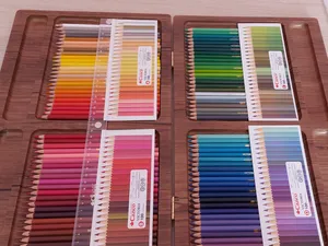 تجریه خرید مداد رنگی 100 رنگ جعبه چوبی کنکو مدل ویکتوریا