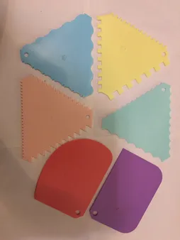 ابزار تزیین کیک مدل Mhr-350 مجموعه 6 عددی