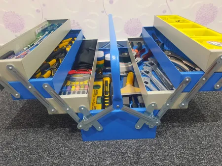 جعبه ابزار صنایع فلزی لوکس درویشیان کد 504