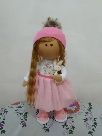 عروسک روسی طرح دختر خرگوشی کد ۰۰۰۳۸ ارتفاع ۳۸ سانتی متر