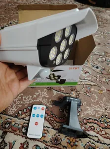 تجریه خرید چراغ  خورشیدی حیاطی طرح دوربین مدل JD-2178T