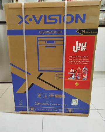 ماشین ظرفشویی 14 نفره ایکس ویژن مدل S140/W/S