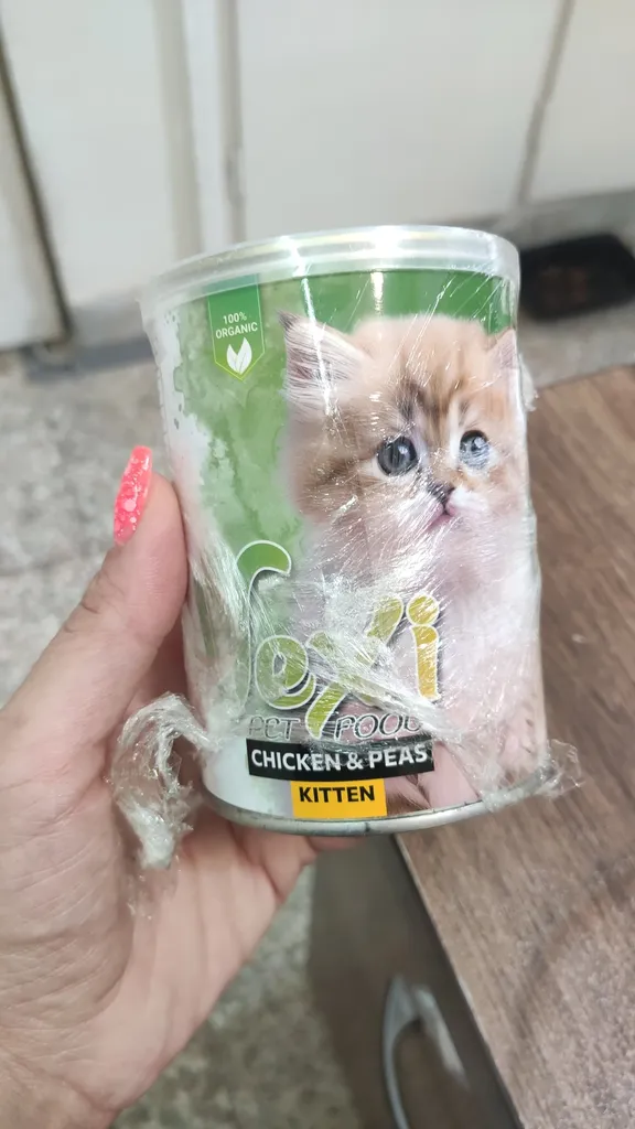 کنسرو غذای گربه وکسی مدل پته گوشت مرغ و نخود فرنگی وزن 400 گرم