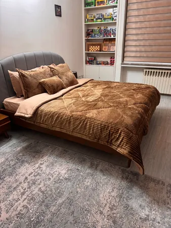 سرویس روتختی مدل مخمل کرکره ای 2 نفره 8 تکه