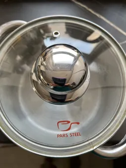 قابلمه پارس استیل مدل سه لایه کد 160 سایز 16