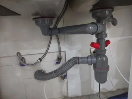 سیفون ظرفشویی آبا کد 120