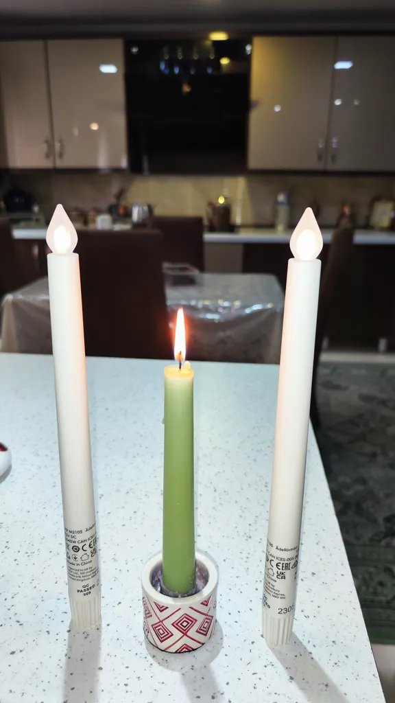 شمع ال ای دی ایکیا مدل 262 مجموعه 2 عددی