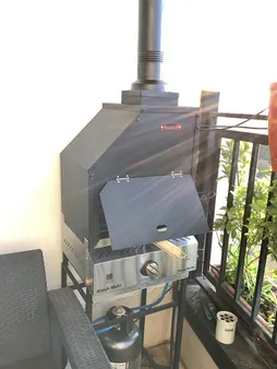 کباب پز آتش مهر مدل گازی استیل 45