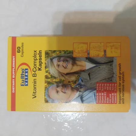 قرص ویتامین ب کمپلکس یوروویتال بسته 60 عددی
