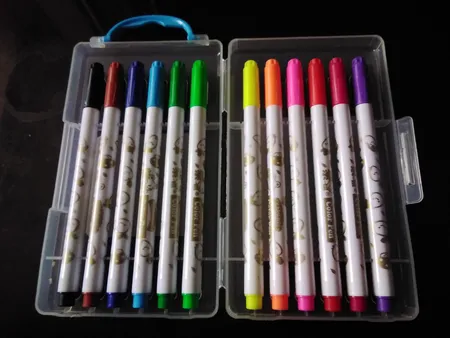 ماژیک رنگ آمیزی 12 رنگ هپو مدل rs کد 3030