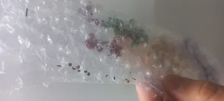 گل خشک مدل رزین اپوکسی مینیاتوری مجموعه 4 عددی