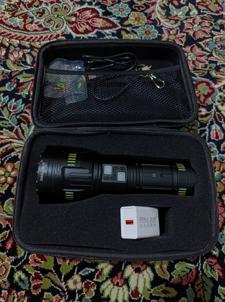 چراغ قوه دستی اسمال سان مدل T601 با نور مهتابی