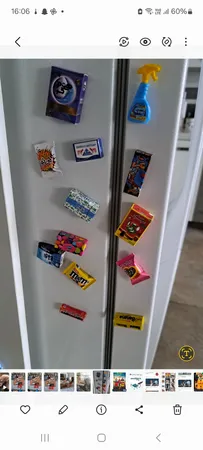 مگنت یخچال مینی باز کد 0016 مجموعه 12 عددی