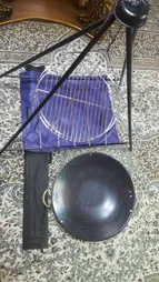 استند و ساج سفری مدل درخشان به همراه گریل