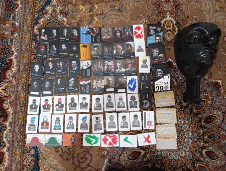 ماسک ایفای نقش مدل مافیا Mafia بسته 12 عددی