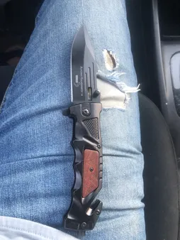 چاقوی سفری بوکر مدل Automat kalashnikov 14