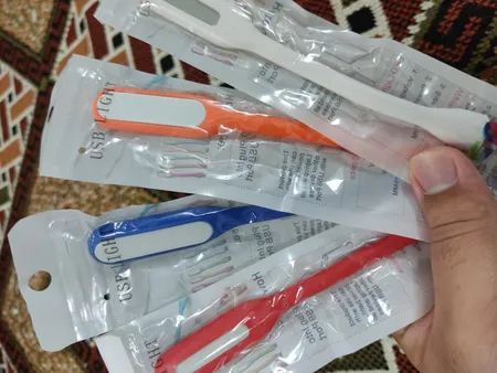 چراغ LED یو اس بی مدل Flexible USB Light بسته 4عددی