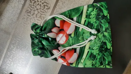 کیسه نان و سبزی مدل پونه کد1400113