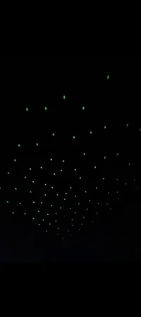 استیکر دیواری کودک مدل شب تاب طرح ستاره بسته 100 عددی