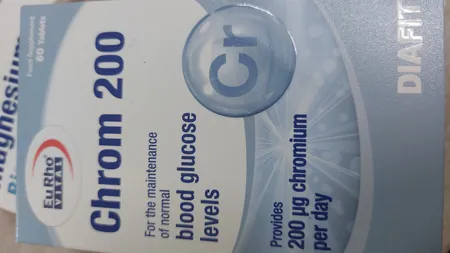 قرص کروم 200 میکروگرم یوروویتال بسته 60 عددی