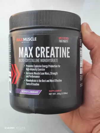 کراتین مونوهیدرات مکس ماسل حجم 250 گرم