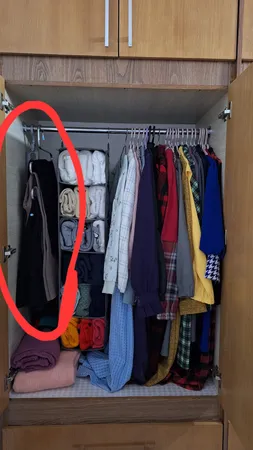 چوب لباسی شلوار و شال لینو مدل مارپیچ بسته 2 عددی