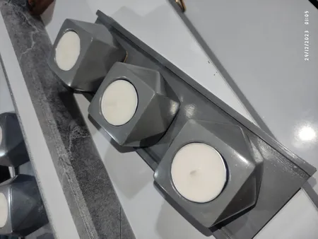 جاشمعی مدل بتنی S_4 بسته 3 عددی به همراه سینی