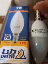 تجریه خرید لامپ ال ای دی 7 وات دلتا مدل شمعی پایه E14 بسته 5 عددی