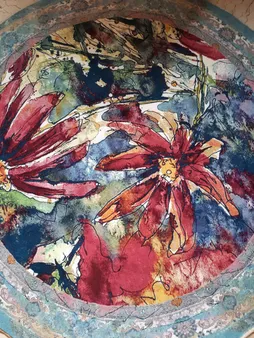 فرش ماشینی محتشم طرح کهنه نما کد 100613