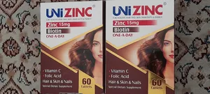 تجریه خرید قرص 15 میلی گرمی یونی زینک  بسته 60 عددی