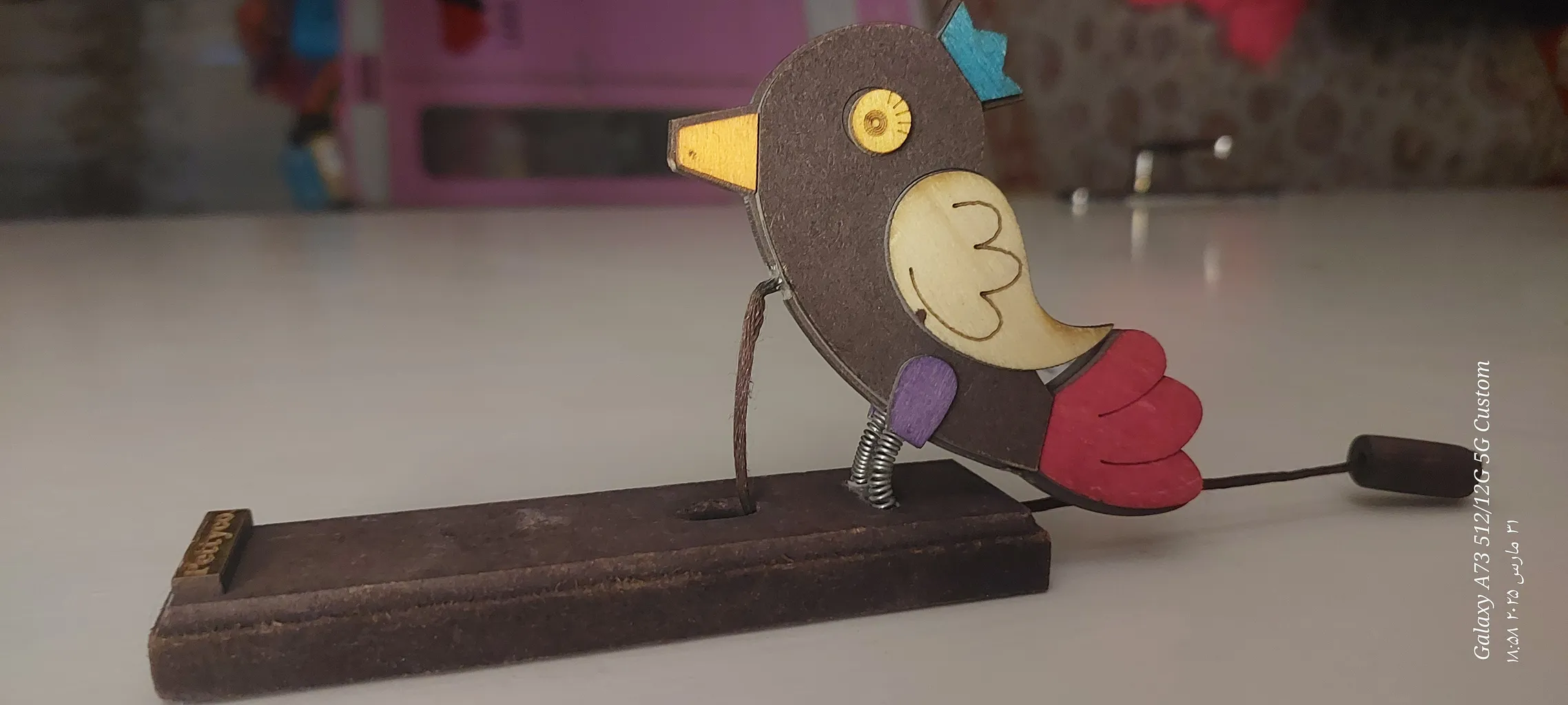 دیوار کوب چوبی پتیکو مدل دارکوب