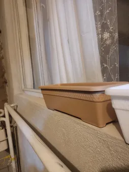 گلدان مدل پلاستیکی مستطیلی کد 603