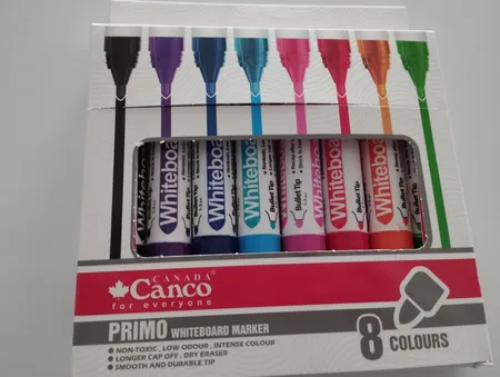 ماژیک وایت برد کنکو مدل Primo Mix کد 140960 بسته 8 عددی