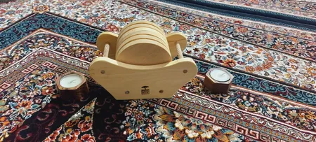 زیر لیوانی وودلندزون مدل کلاسیک مجموعه 6 عددی