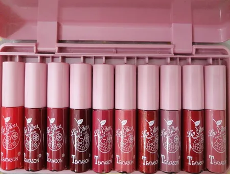 رژ لب مایع تی ایاسون مدل میوه ای مجموعه 10 عددی