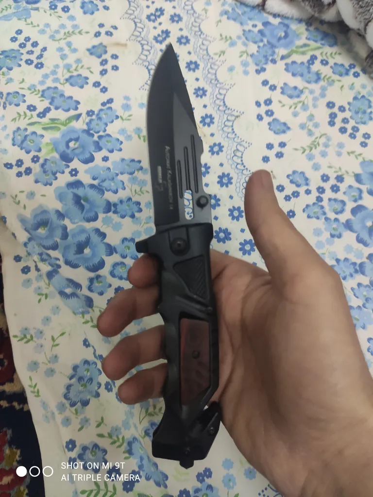 چاقوی سفری بوکر مدل Automat kalashnikov 14