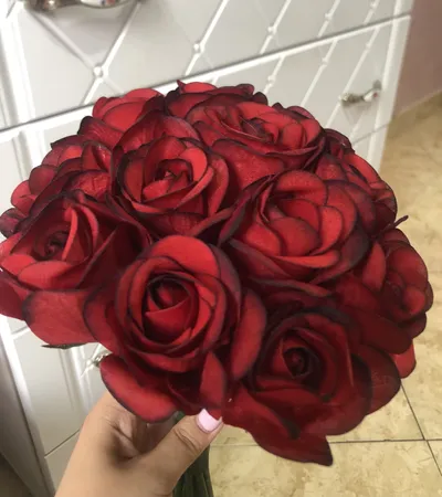 گل مصنوعی مدل رز هلندی کد PALIZ_1060