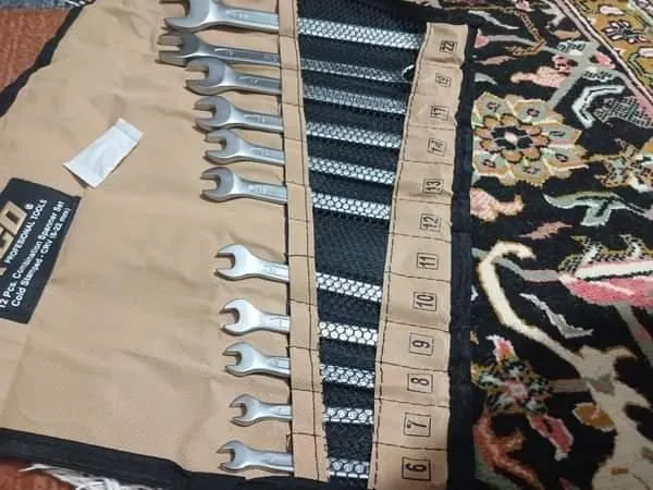 آچار یکسر تخت و یکسر رینگی ریکو تولز مدل RC6-22 مجموعه 12 عددی