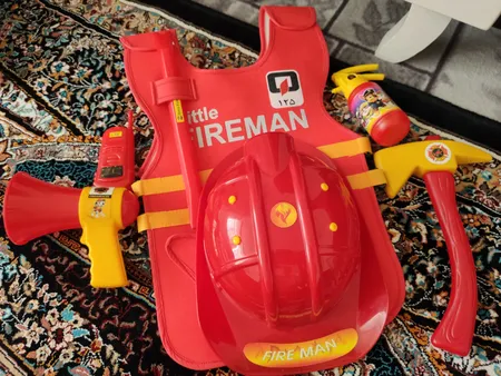 اسباب بازی مدل ست آتش نشانی مجموعه 7 عددی
