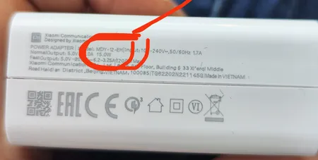 شارژر دیواری 120 وات مدل MDY-14-EE به همراه کابل تبدیل USB-C