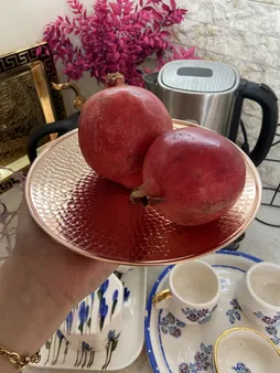 شیرینی خوری مسی کد ZH124