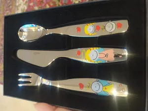 تجریه خرید ست قاشق و چنگال کودک چینی زرین ایران مدل کیدز اورینت طرح پریا درجه عالی بسته 3 عددی