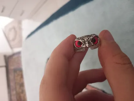 انگشتر مدل جغد چشم خاص کد 684152