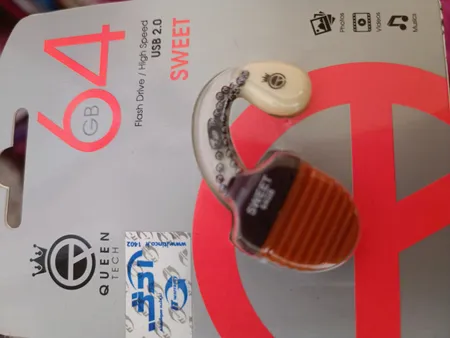 فلش مموری کوئین تک مدل SWEET PLUS ظرفیت 64 گیگابایت