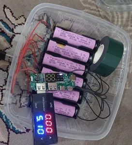 تجریه خرید باتری لیتیوم یون قابل شارژ پاناسونیک کد 18650 ظرفیت 6000 میلی آمپرساعت