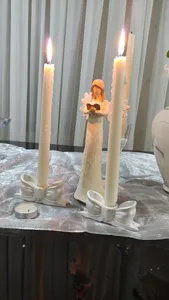 تجریه خرید جاشمعی مدل پاپیون بسته دو عددی