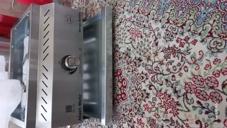 کباب پز آتش مهر مدل گازی استیل 45